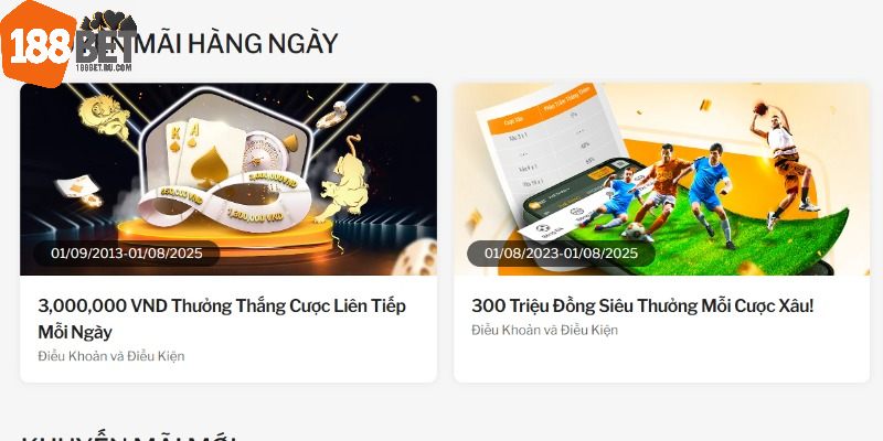 Một số lưu ý khi tham gia nhận khuyến mãi 188Bet
