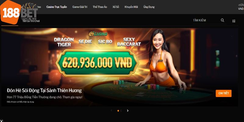 Tổng quan sơ lược về casino 188Bet